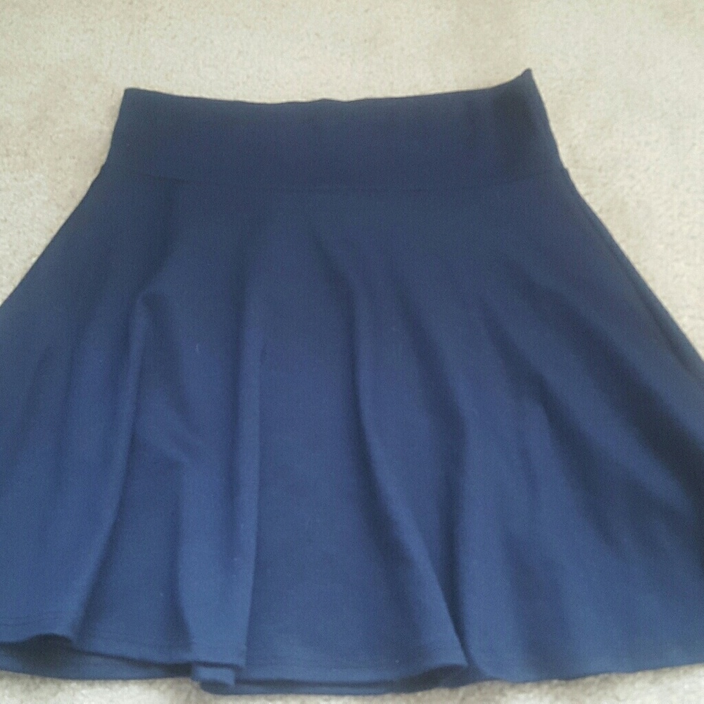 Navy blue Skater skirt
